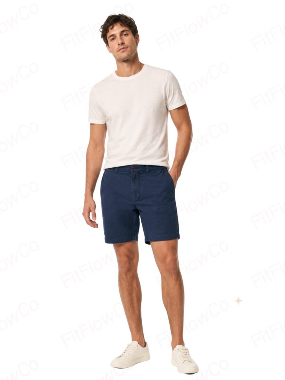 J.Crew Stanton Baird McNutt Irish Linen Shorts Men's 30 Navy 9" Inseam